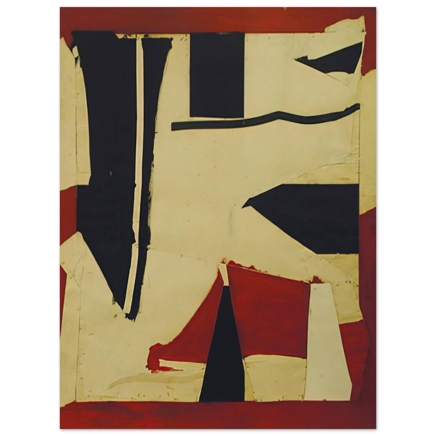 Larry Zox - Banner - 1962  75x100 cm / 30x40inches Fine Art Poster