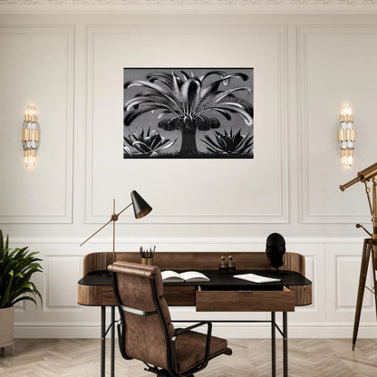 PALM - MC Escher Brushed Aluminum Print - 70x100 cm / 28x40 inches | MC Escher Aluminum Print | MC Escher Prints