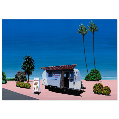 Lemson's Beams - Hiroshi Nagai Brushed Aluminum Print - 70x100 cm / 28x40 inches | Hiroshi Nagai Aluminum Print | Hiroshi Nagai Prints