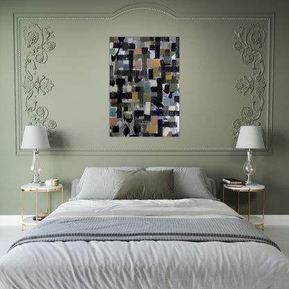 Number 13 - 1952 - Bradley Walker Tomlin Brushed Aluminum Print - 70x100 cm / 28x40 inches | Bradley Walker Tomlin Aluminum Print | Bradley Walker Tomlin Prints
