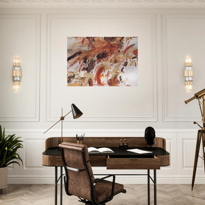 Ferragosto V - Cy Twombly Brushed Aluminum Print - 70x100 cm / 28x40 inches | Cy Twombly Aluminum Print | Cy Twombly Prints