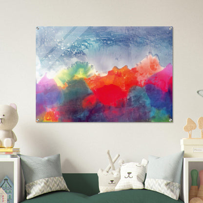 Nightfall - 1994 - Ronnie Landfield Acrylic Print - 70x100 cm / 28x40″ inches