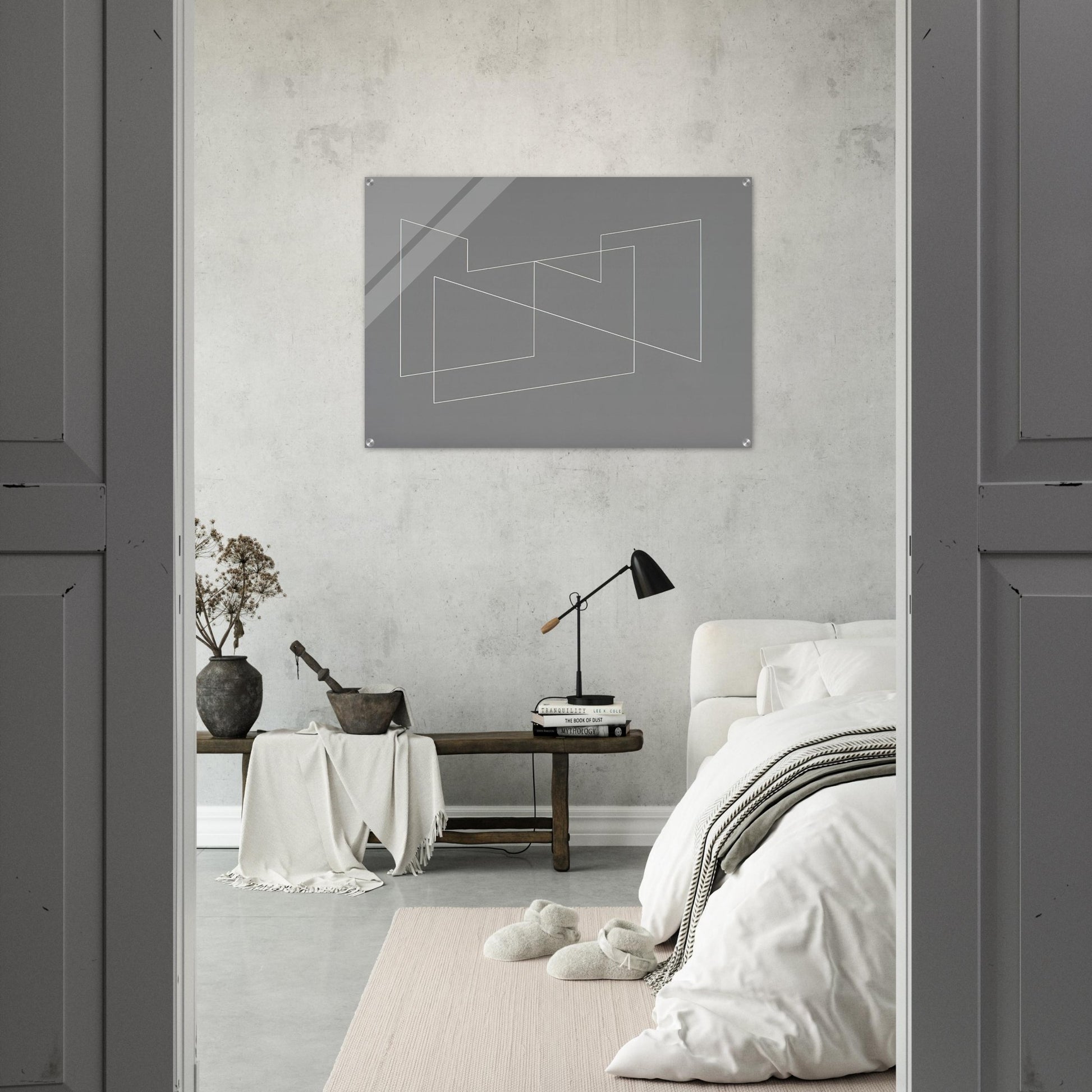 STRUCTURAL INDICATION 1948 - Josef Albers Acrylic Print - 70x100 cm / 28x40″ inches