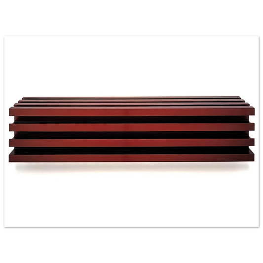 Donald Judd - Untitled Aluminum - 1991  75x100 cm / 30x40inches Fine Art Poster