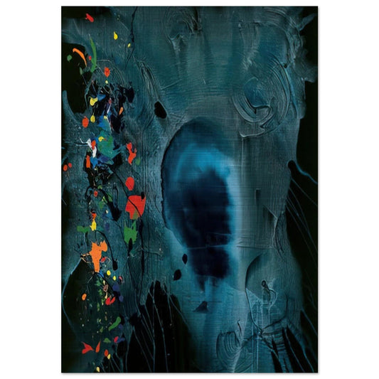 Love and Grief 5.4.006 - 2006 - John Hoyland Brushed Aluminum Print - 70x100 cm / 28x40 inches | John Hoyland Aluminum Print | John Hoyland Prints