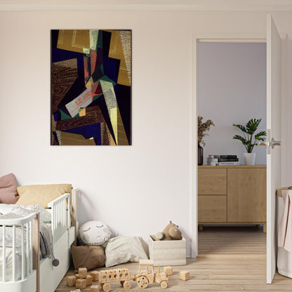 STILL LIFE 1916 - Juan Gris Brushed Aluminum Print - 70x100 cm / 28x40 inches | Juan Gris Aluminum Print | Juan Gris Prints