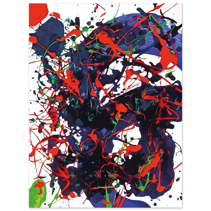 Sam Francis - Untitled  SFP94-41  SFF 1716   75x100 cm / 30x40inches Fine Art Poster
