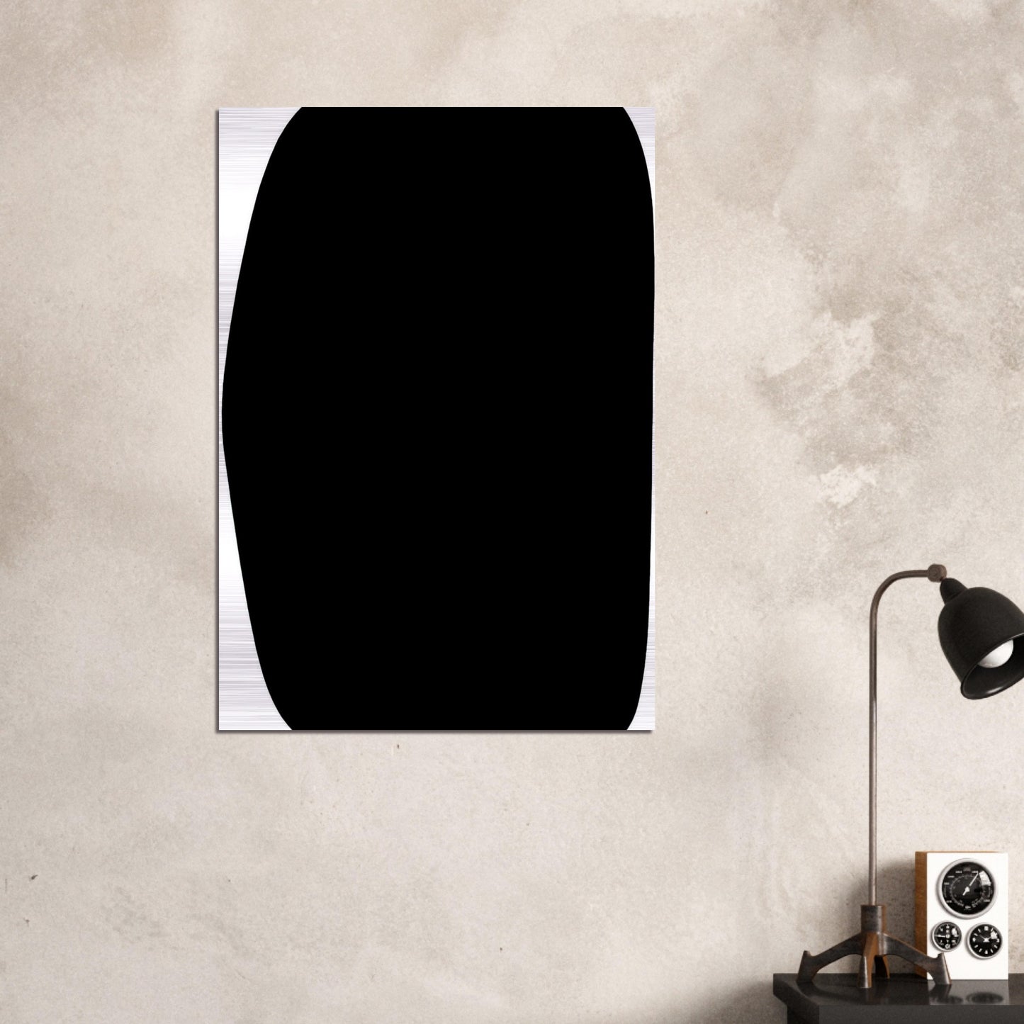 Black Ripe - Ellsworth Kelly Brushed Aluminum Print - 70x100 cm / 28x40 inches | Ellsworth Kelly Aluminum Print | Ellsworth Kelly Prints