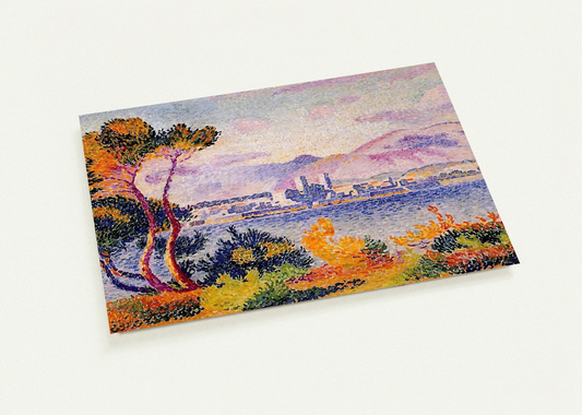 Antibes, Afternoon By Henri-Edmond Cross Pack of 10 Post Cards | Henri-Edmond Cross Post Cards | A6 (10.5 x 14.8 cm) - 4.1 x 5.8 inches