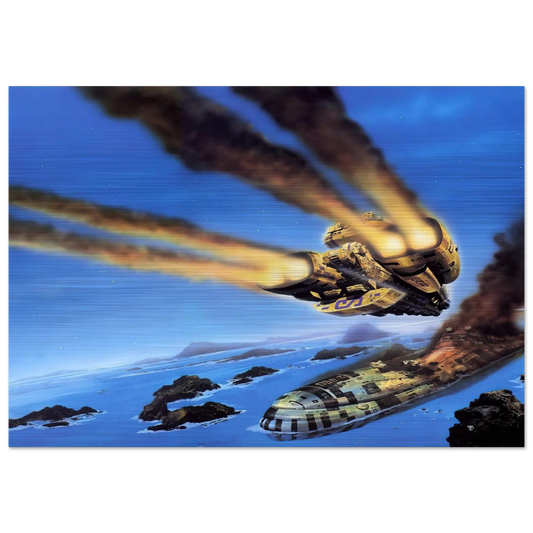 Chris Foss - Chris Foss Brushed Aluminum Print - 70x100 cm / 28x40 inches | Chris Foss Aluminum Print | Chris Foss Prints