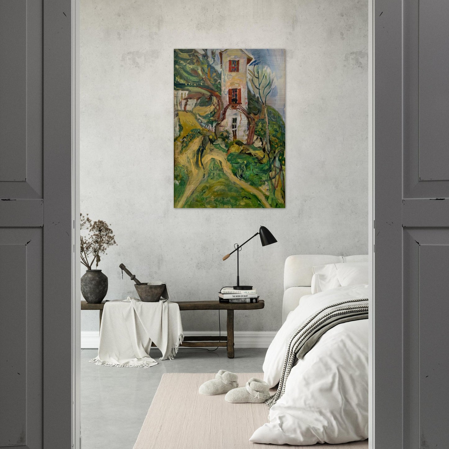 WHITE HOUSE 1918 - Chaim Soutine Brushed Aluminum Print - 70x100 cm / 28x40 inches | Chaim Soutine Aluminum Print | Chaim Soutine Prints
