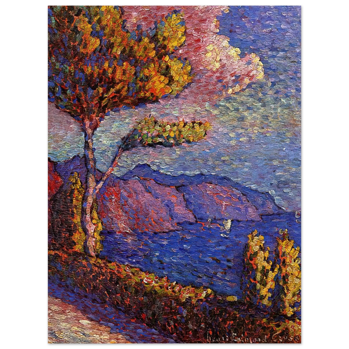 Henri-Edmond Cross - The Canal near St. Tropez  75x100 cm / 30x40inches Fine Art Poster