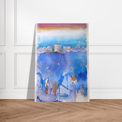 New York Fantasy - 1912 - John Marin Brushed Aluminum Print - 70x100 cm / 28x40 inches | John Marin Aluminum Print | John Marin Prints