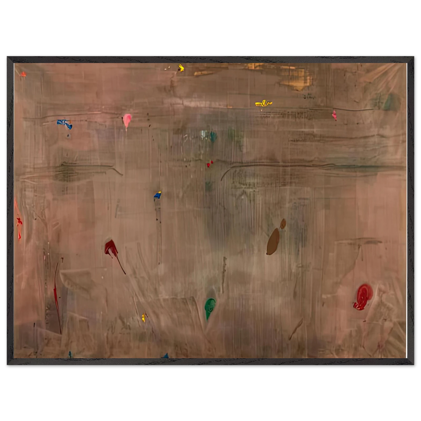 Helen Frankenthaler - Cathedral, 1982- Wall Art - 21x29.7 cm / 8x12" - Premium Wooden Framed Poster With Fine Art Paper-canvas - White frame