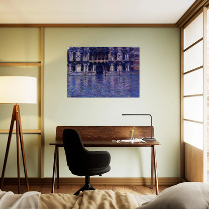 Palazzo Contarini - claude monet Brushed Aluminum Print - 70x100 cm / 28x40 inches | claude monet Aluminum Print | claude monet Prints