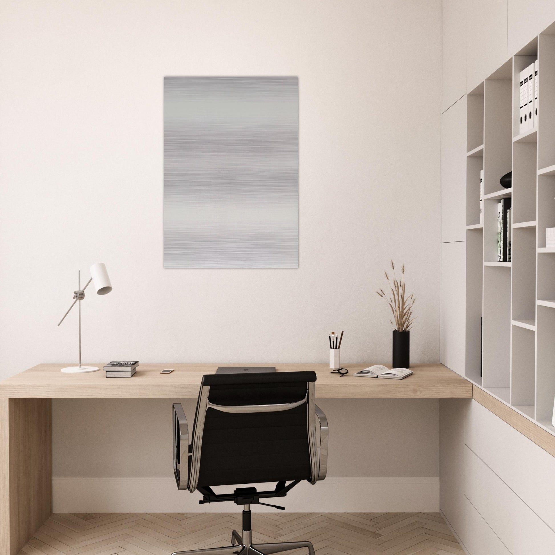 Twin - Robert Ryman Brushed Aluminum Print - 70x100 cm / 28x40 inches | Robert Ryman Aluminum Print | Robert Ryman Prints