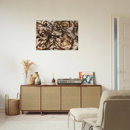 The Guardian - Lee Krasner Brushed Aluminum Print - 70x100 cm / 28x40 inches | Lee Krasner Aluminum Print | Lee Krasner Prints