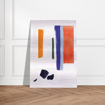 UNTITLED 1978 - Esteban Vicente Brushed Aluminum Print - 70x100 cm / 28x40 inches | Esteban Vicente Aluminum Print | Esteban Vicente Prints