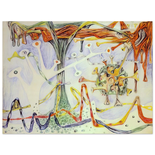 Roberto Matta - MORPHOLOGY 1937  75x100 cm / 30x40inches Fine Art Poster