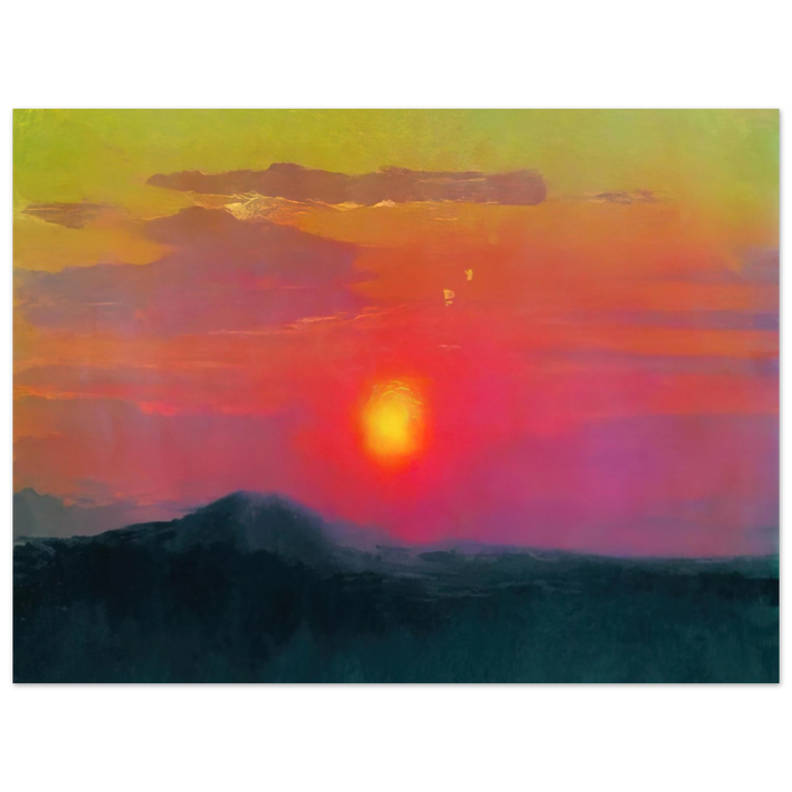 Arkhyp Kuindzhi - Red sunset  75x100 cm / 30x40inches Fine Art Poster