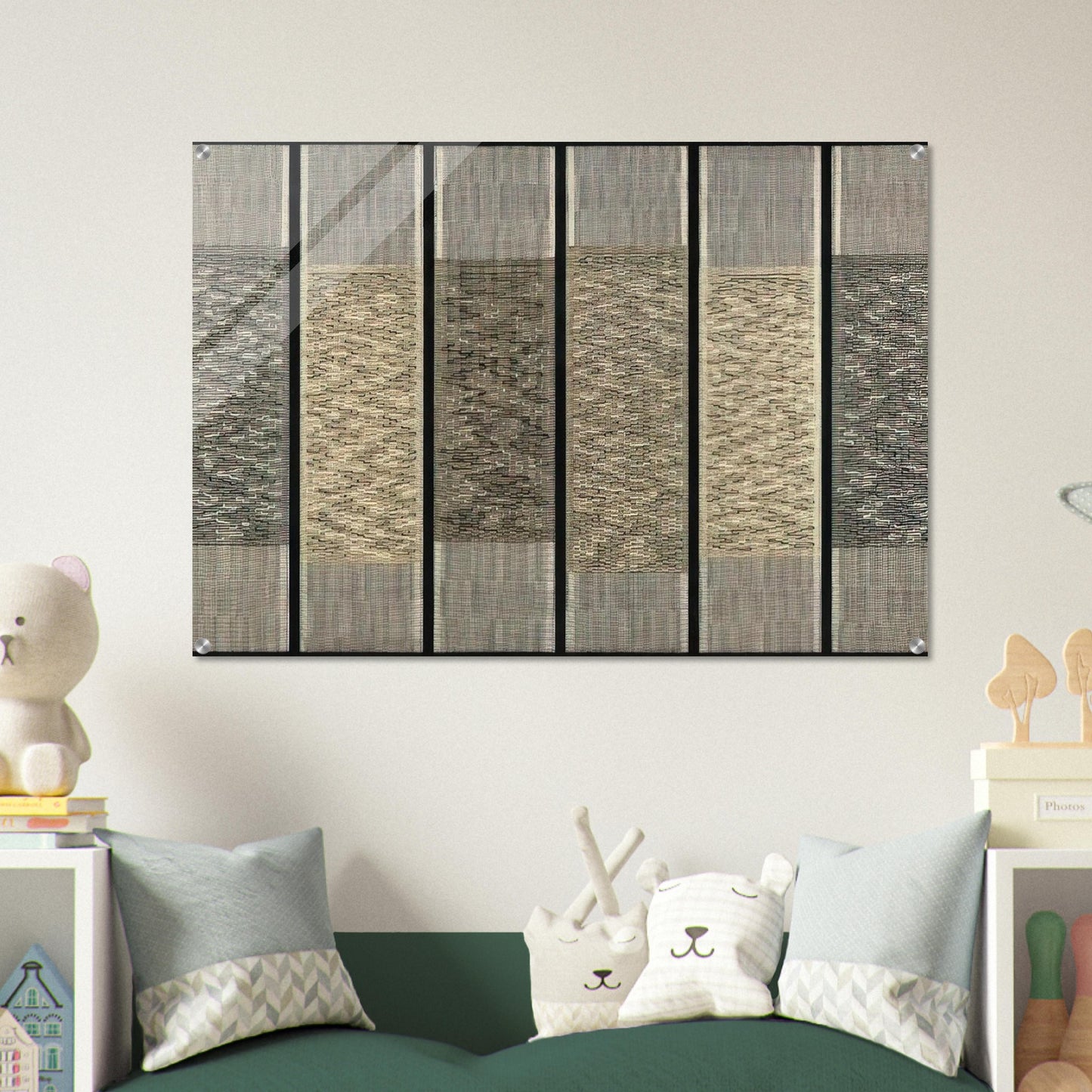 SIX PRAYERS 1965 - Anni Albers Acrylic Print - 70x100 cm / 28x40″ inches
