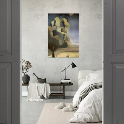 THE SPECTRE AND THE PHANTOM - Salvador Dali Brushed Aluminum Print - 70x100 cm / 28x40 inches | Salvador Dali Aluminum Print | Salvador Dali Prints