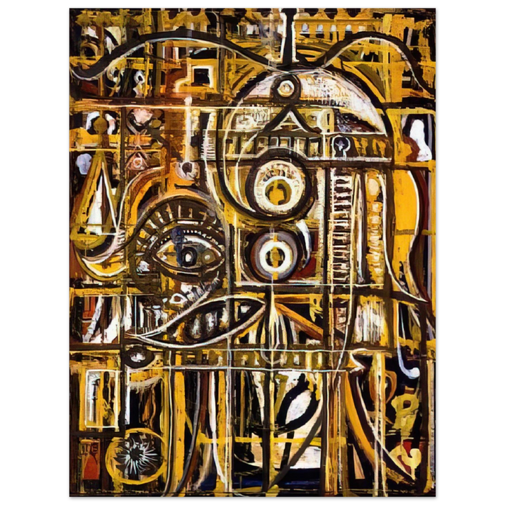 Richard Pousette-Dart - Abstract Eye - 1943  75x100 cm / 30x40inches Fine Art Poster
