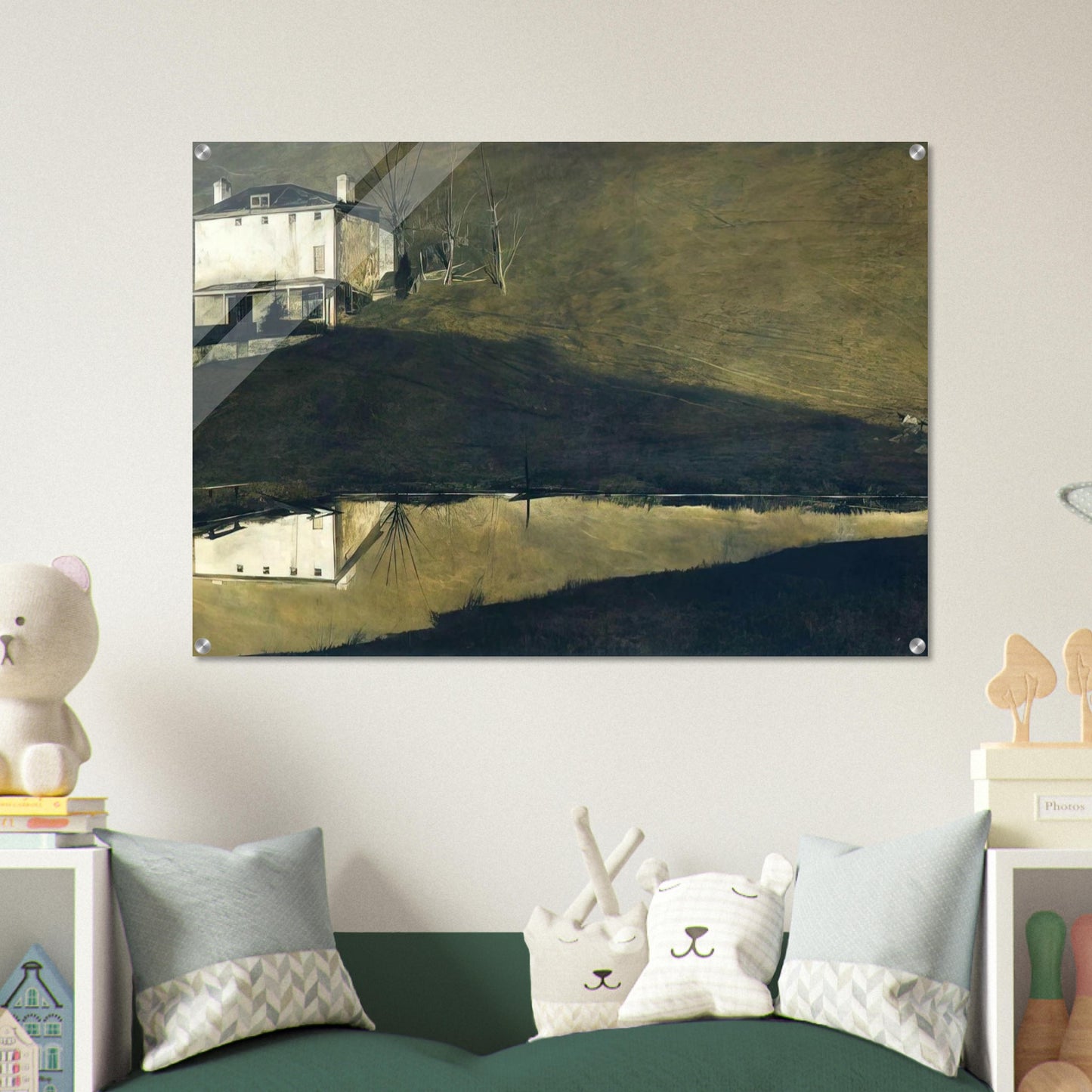 BROWN SWISS - Andrew Wyeth Acrylic Print - 70x100 cm / 28x40″ inches