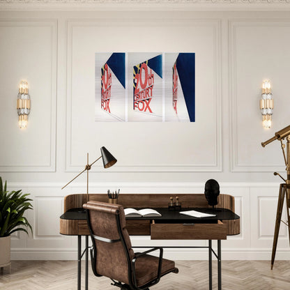 VIEW OF THE BIG PICTURE 1963 - Edward Ruscha Brushed Aluminum Print - 70x100 cm / 28x40 inches | Edward Ruscha Aluminum Print | Edward Ruscha Prints