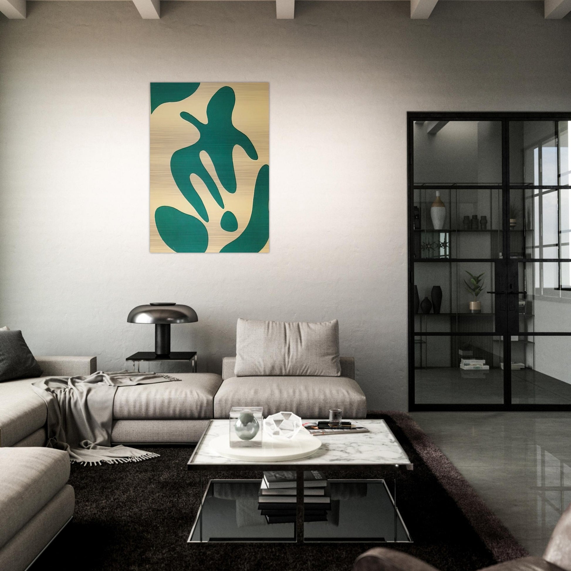 Constellations - Jean Arp Brushed Aluminum Print - 70x100 cm / 28x40 inches | Jean Arp Aluminum Print | Jean Arp Prints