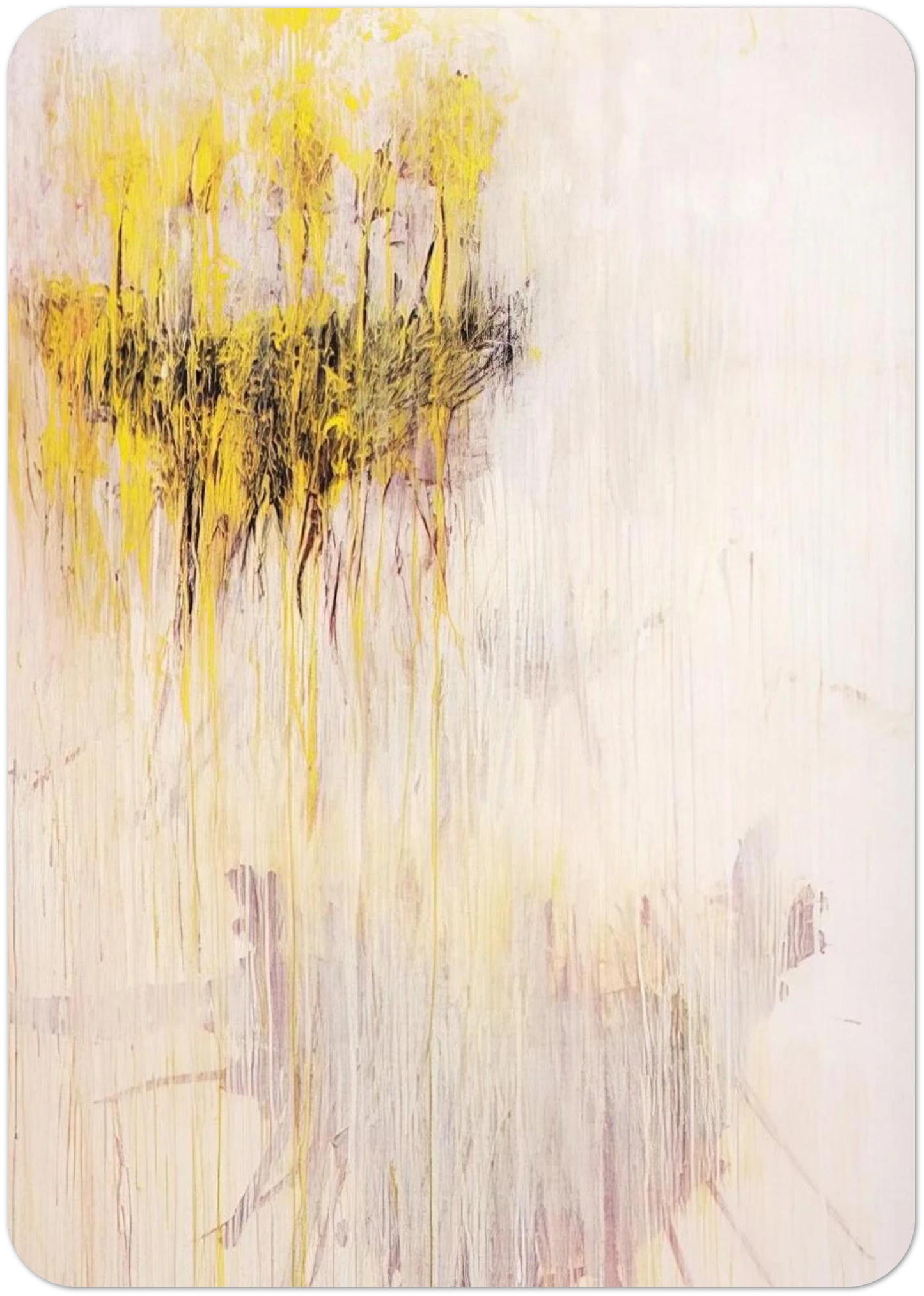 Coronation of Sesostris By Cy Twombly Pack of 10 Post Cards | Cy Twombly Post Cards | A6 (10.5 x 14.8 cm) - 4.1 x 5.8 inches