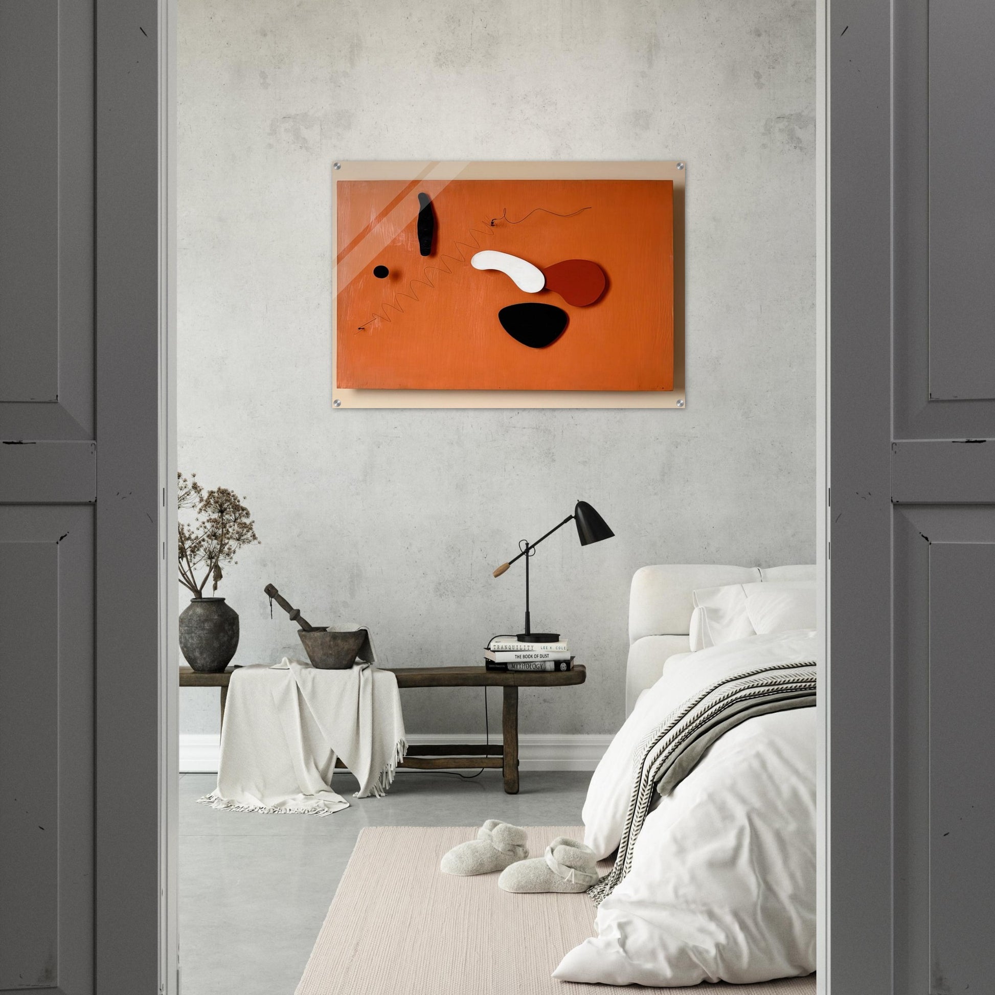 THE ORANGE PANEL 1936 - Alexander Calder Acrylic Print - 70x100 cm / 28x40″ inches | Alexander Calder Wall Art | Alexander Calder Prints