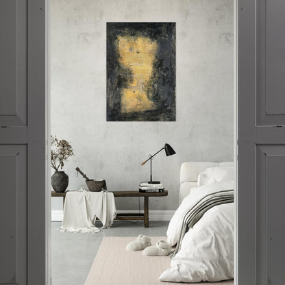 Bolo - Tachisme - Emil Schumacher Brushed Aluminum Print - 70x100 cm / 28x40 inches | Emil Schumacher Aluminum Print | Emil Schumacher Prints