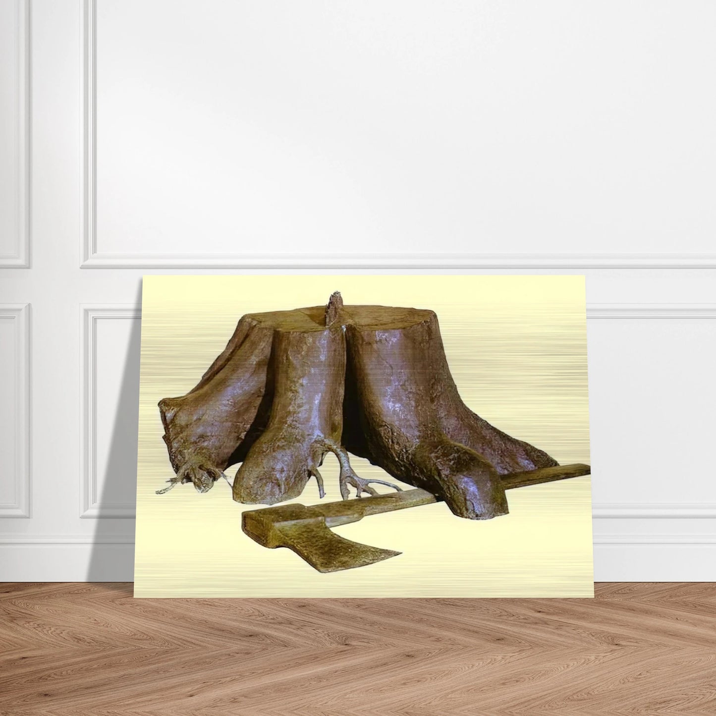 THE LABOURS OF ALEXANDER 1967 - Rene Magritte Brushed Aluminum Print - 70x100 cm / 28x40 inches | Rene Magritte Aluminum Print | Rene Magritte Prints