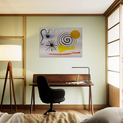 UNTITLED 1941 - Alexander Calder Brushed Aluminum Print - 70x100 cm / 28x40 inches | Alexander Calder Aluminum Print | Alexander Calder Prints