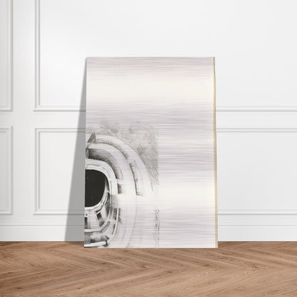 NINTH STONE 1968 - Lee Bontecou Brushed Aluminum Print - 70x100 cm / 28x40 inches | Lee Bontecou Aluminum Print | Lee Bontecou Prints