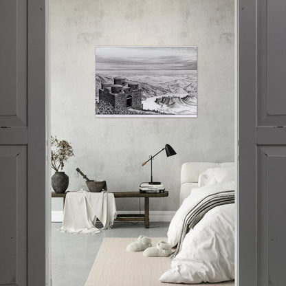 CATTOLICA OF STILO CALABRIA 1930 - MC Escher Brushed Aluminum Print - 70x100 cm / 28x40 inches | MC Escher Aluminum Print | MC Escher Prints