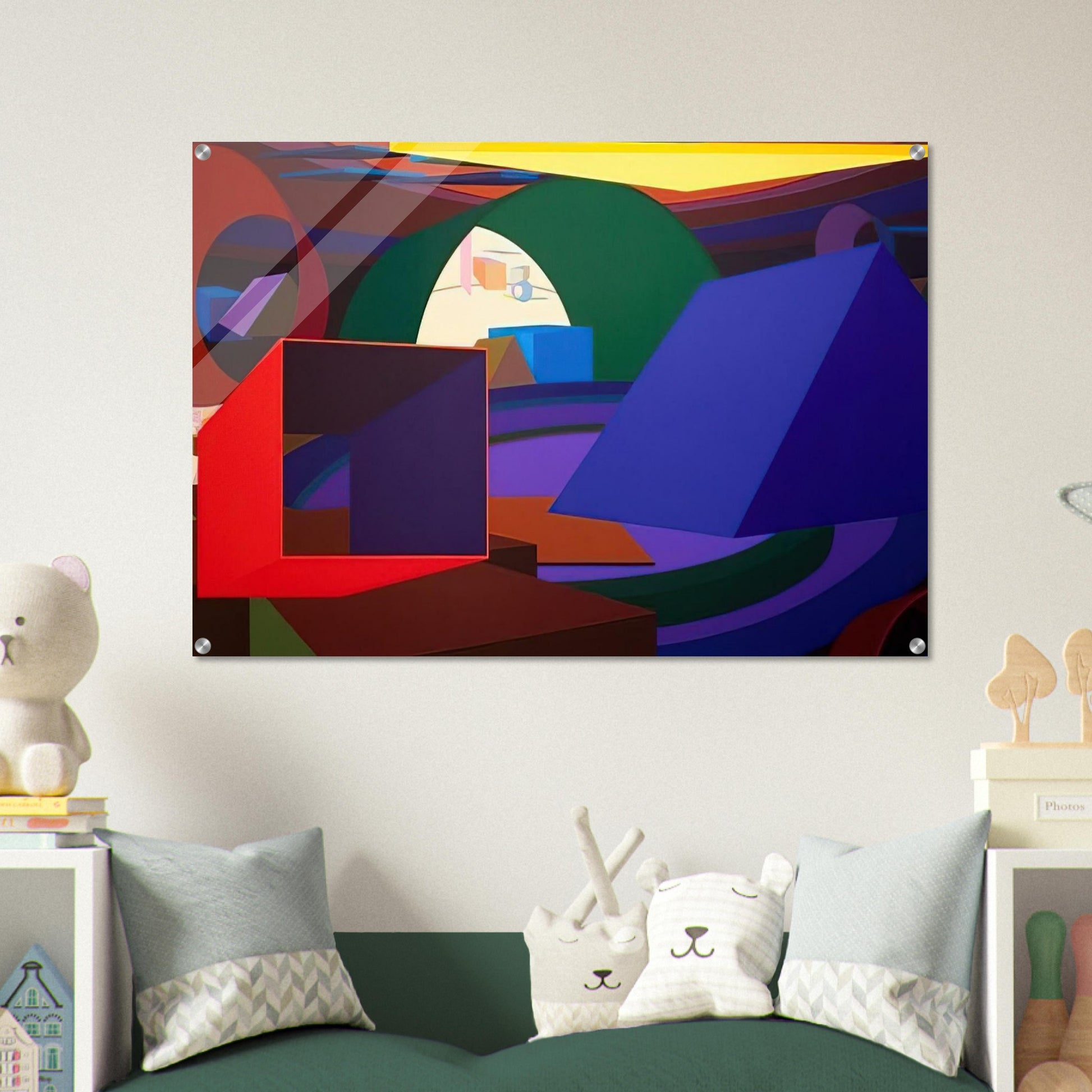 Orion II - Al Held Acrylic Print - 70x100 cm / 28x40″ inches