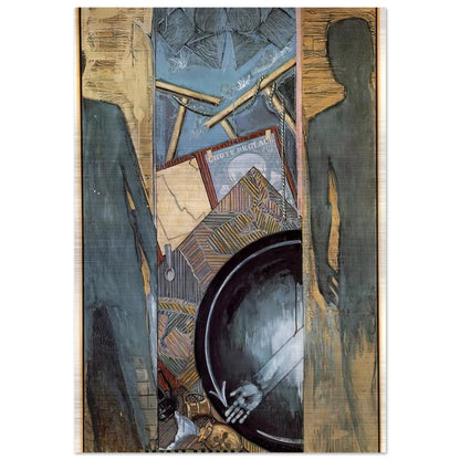 FALL - Jasper Johns Brushed Aluminum Print - 70x100 cm / 28x40 inches | Jasper Johns Aluminum Print | Jasper Johns Prints