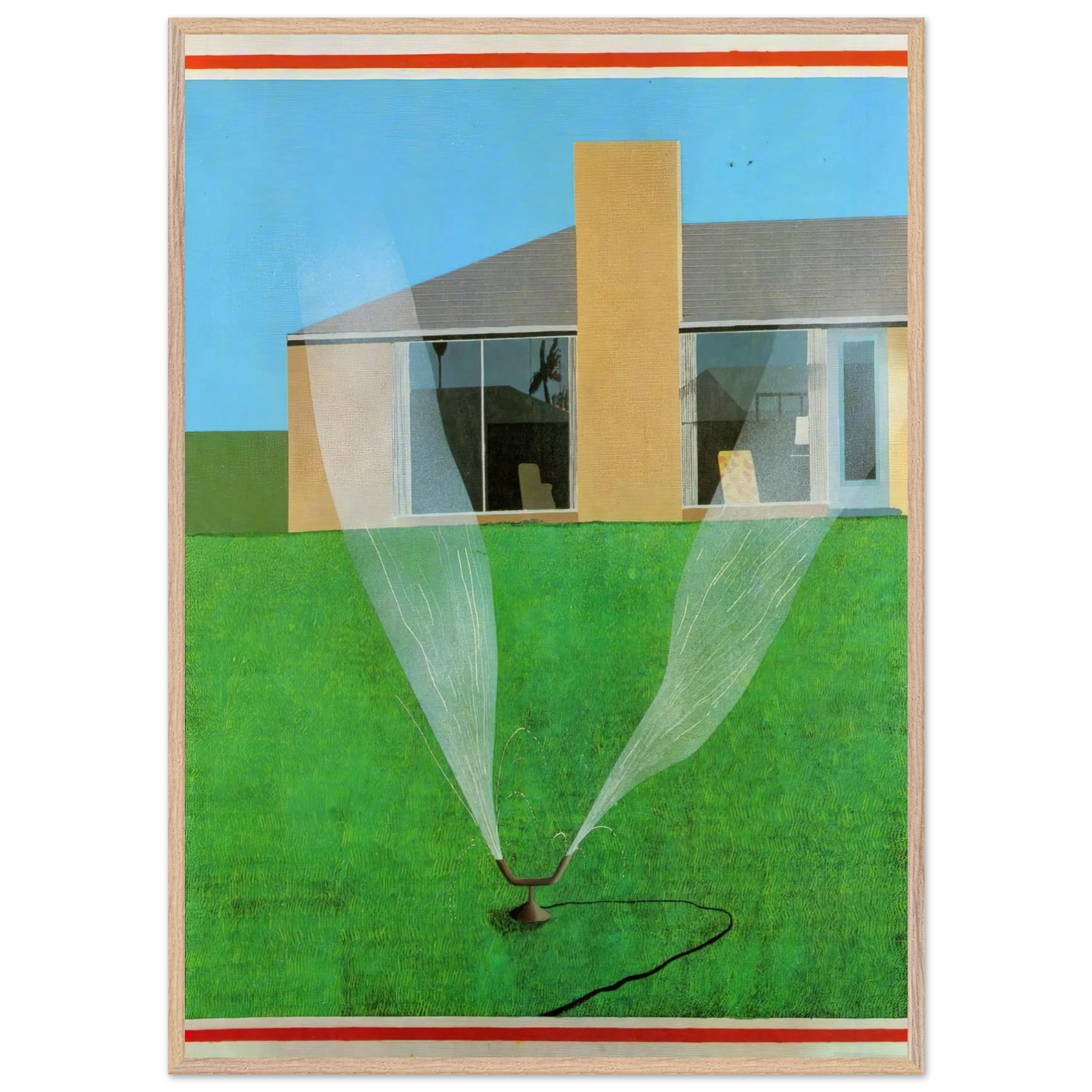 David Hockney - David Hockney Wall art - A0 (84.1 x 118.9  cm) - Fine Art Poster-canvas - -