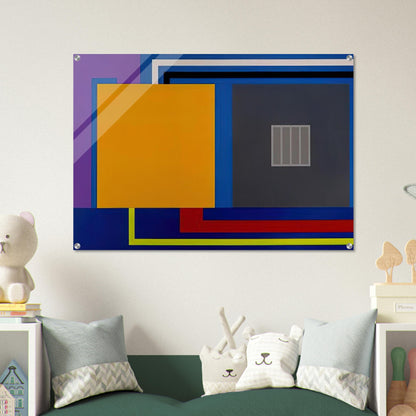 A Perfect World - 1993 - Peter Halley Acrylic Print - 70x100 cm / 28x40″ inches