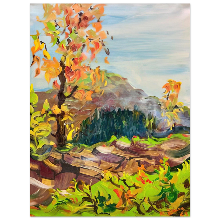 Konrad Zuse - Milseburg in a RÃ¶hn Landscape  75x100 cm / 30x40inches Fine Art Poster