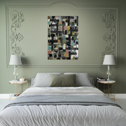Shapes - 1950 - Bradley Walker Tomlin Brushed Aluminum Print - 70x100 cm / 28x40 inches | Bradley Walker Tomlin Aluminum Print | Bradley Walker Tomlin Prints