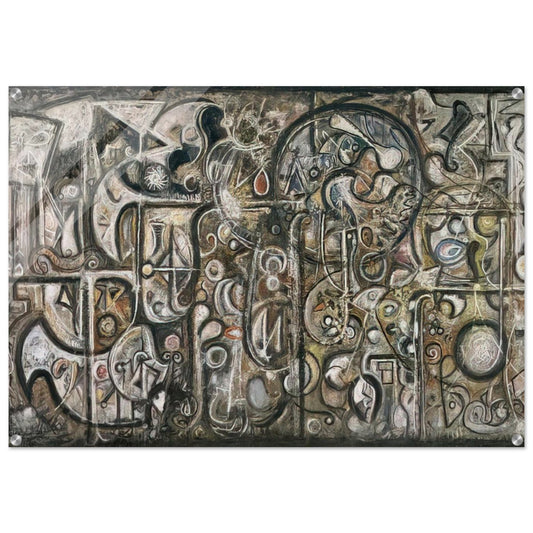 Symphony No. 1, The Transcendental - Richard Pousette-Dart Acrylic Print - 70x100 cm / 28x40″ inches | Richard Pousette-Dart Wall Art | Richard Pousette-Dart Prints