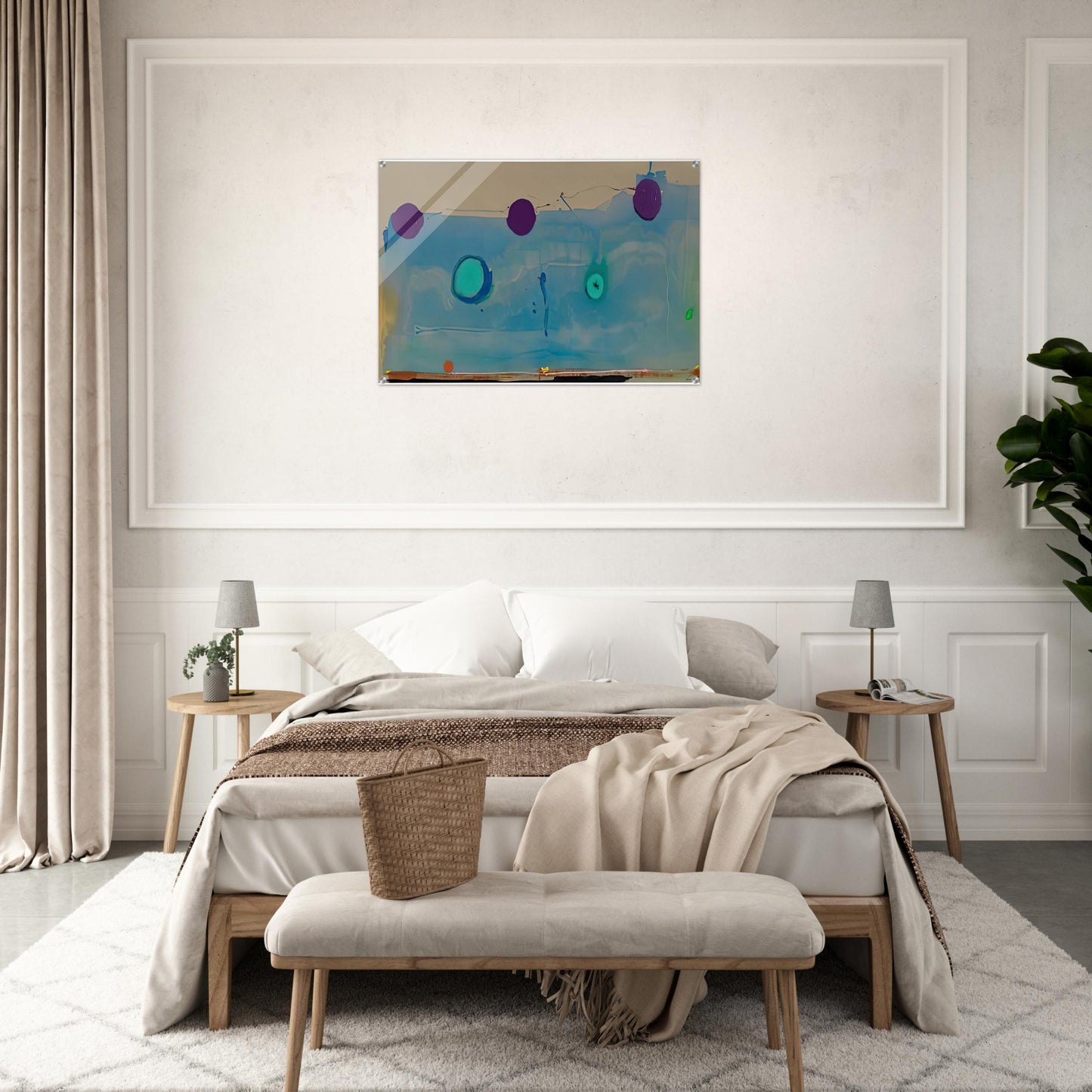 Water Shadows, 1988- - Helen Frankenthaler Acrylic Print - 70x100 cm / 28x40″ inches