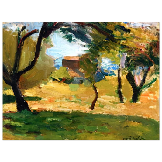 Henri Matisse - CORSICAN LANDSCAPE 1898 1  75x100 cm / 30x40inches Fine Art Poster