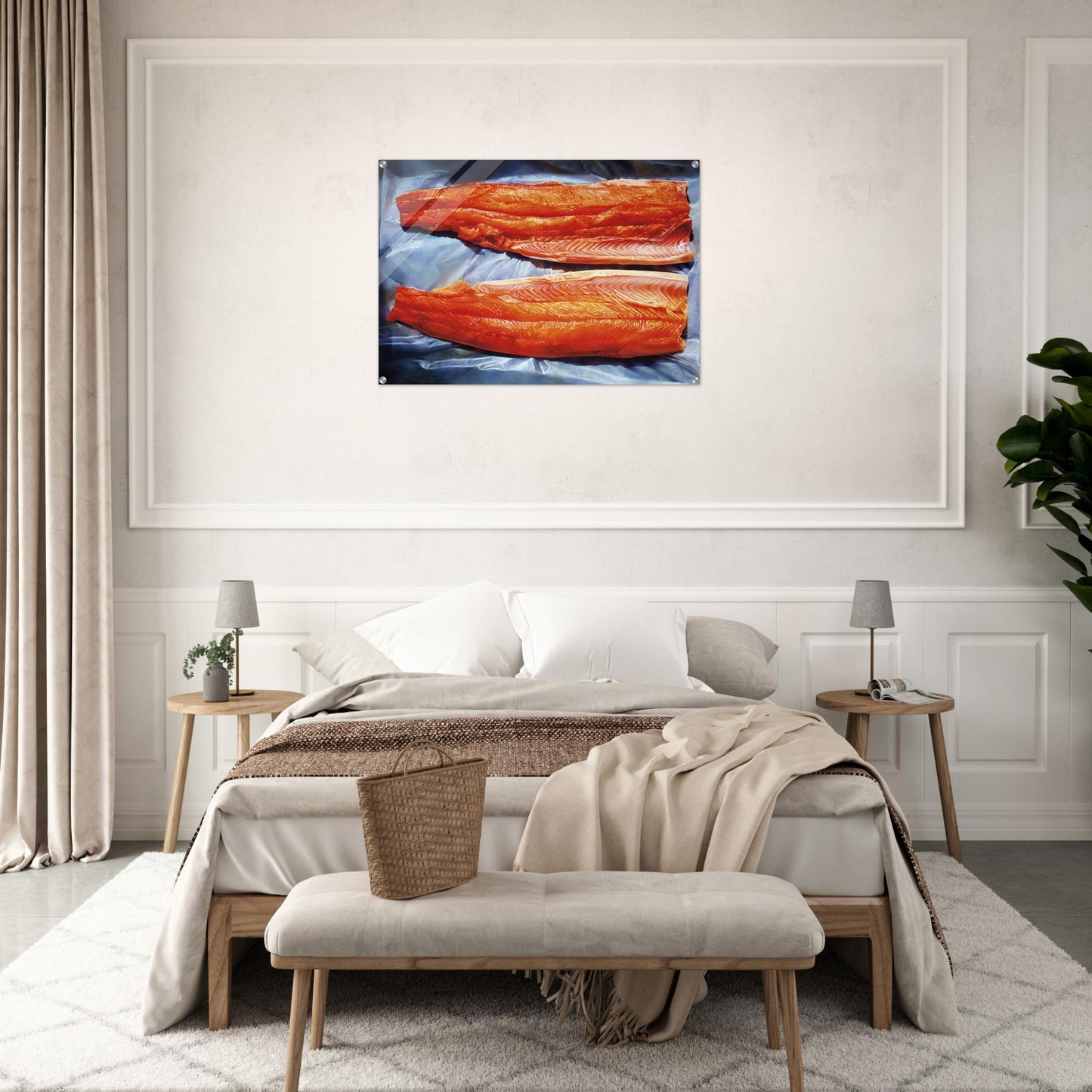 Split Grilse - 1979 - Mary Pratt Acrylic Print - 70x100 cm / 28x40″ inches