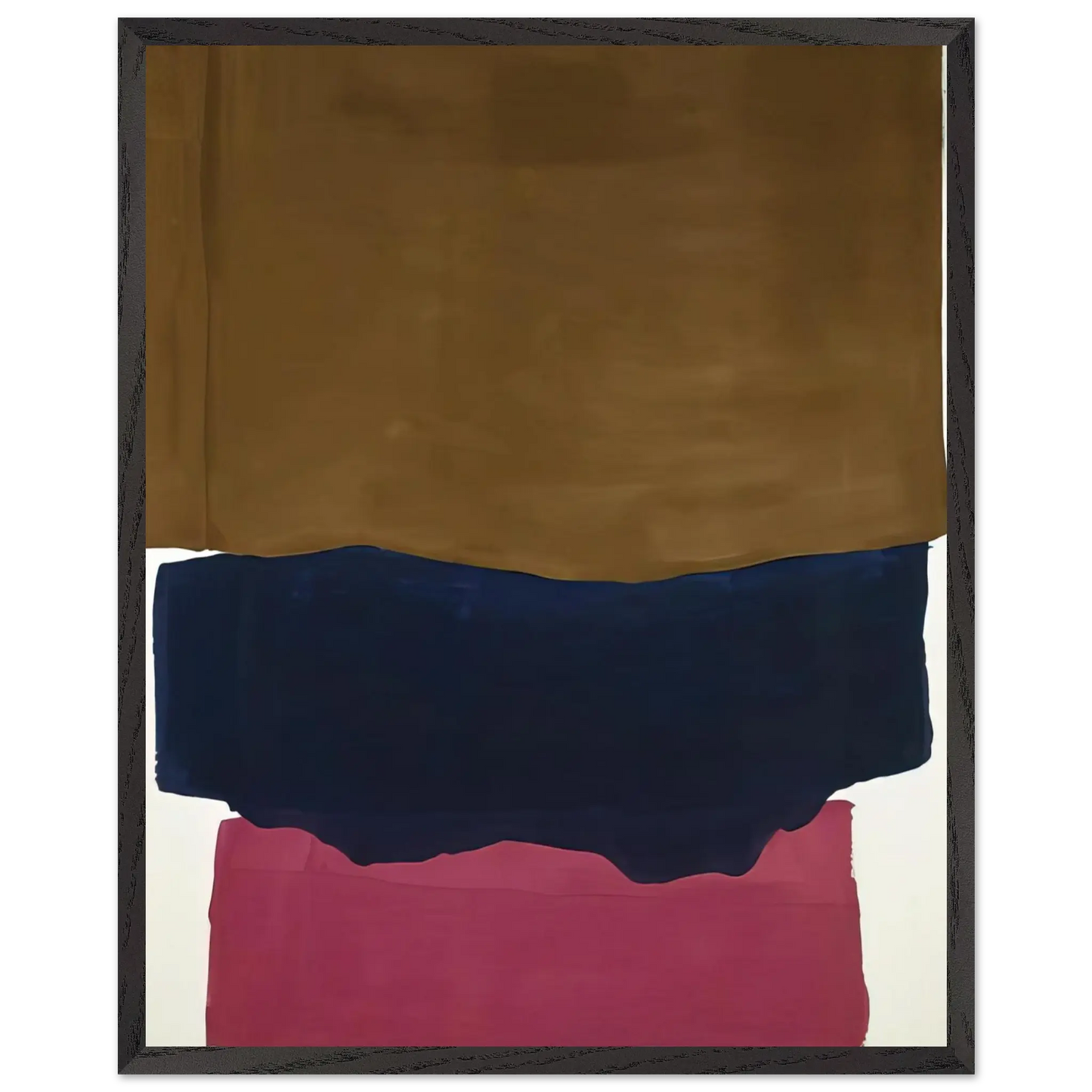 Helen Frankenthaler - Indian Summer - 1967 Wall art - A1 (59.4 x 84.1  cm) - Premium Wooden Framed Poster With Fine Art Paper - Wood frame