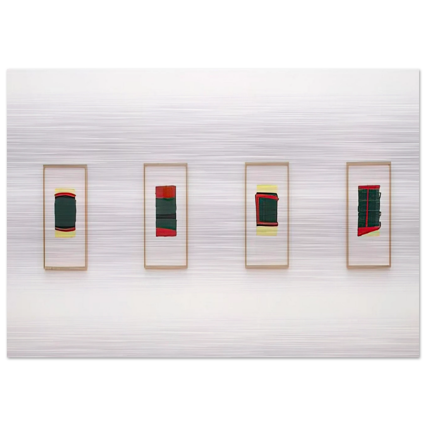 OHNE TITEL F R THORDES 1976 - BLINKY PALERMO Brushed Aluminum Print - 70x100 cm / 28x40 inches | BLINKY PALERMO Aluminum Print | BLINKY PALERMO Prints