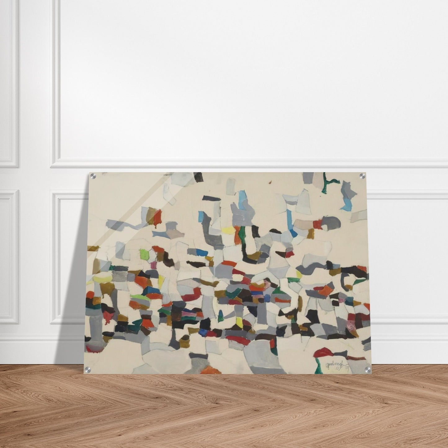 Untitled Composition - 1957 - Robert Goodnough Acrylic Print - 70x100 cm / 28x40″ inches